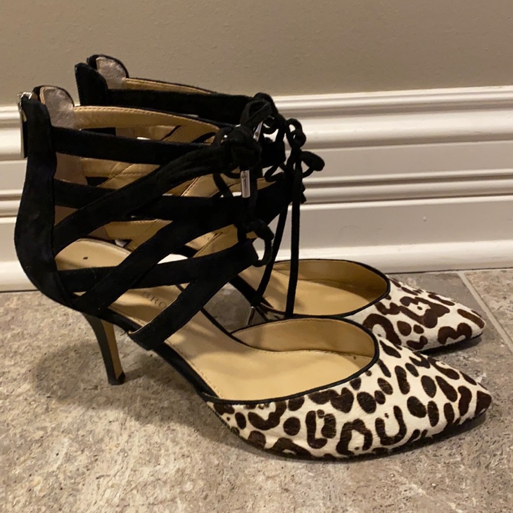 Animal print heels